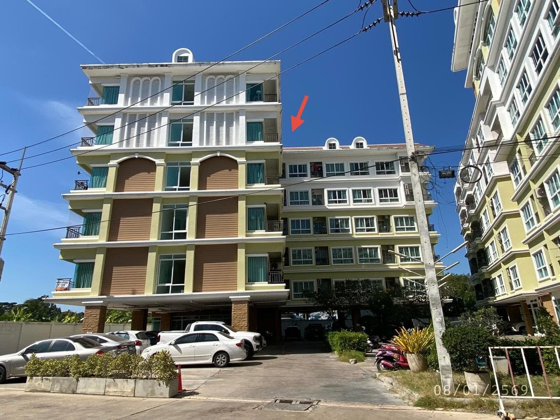 ขายคอนโด เออบาน่า เพลส (Urbana Place) บางแสน 1 ห้องนอน 1 ห้องน้ำ พื้นที่กว้าง 36.75 ตร.ม. ทำเลดีใกล้ ม.บูรพา และหาดบางแสน จ.ชลบุรี - image 1