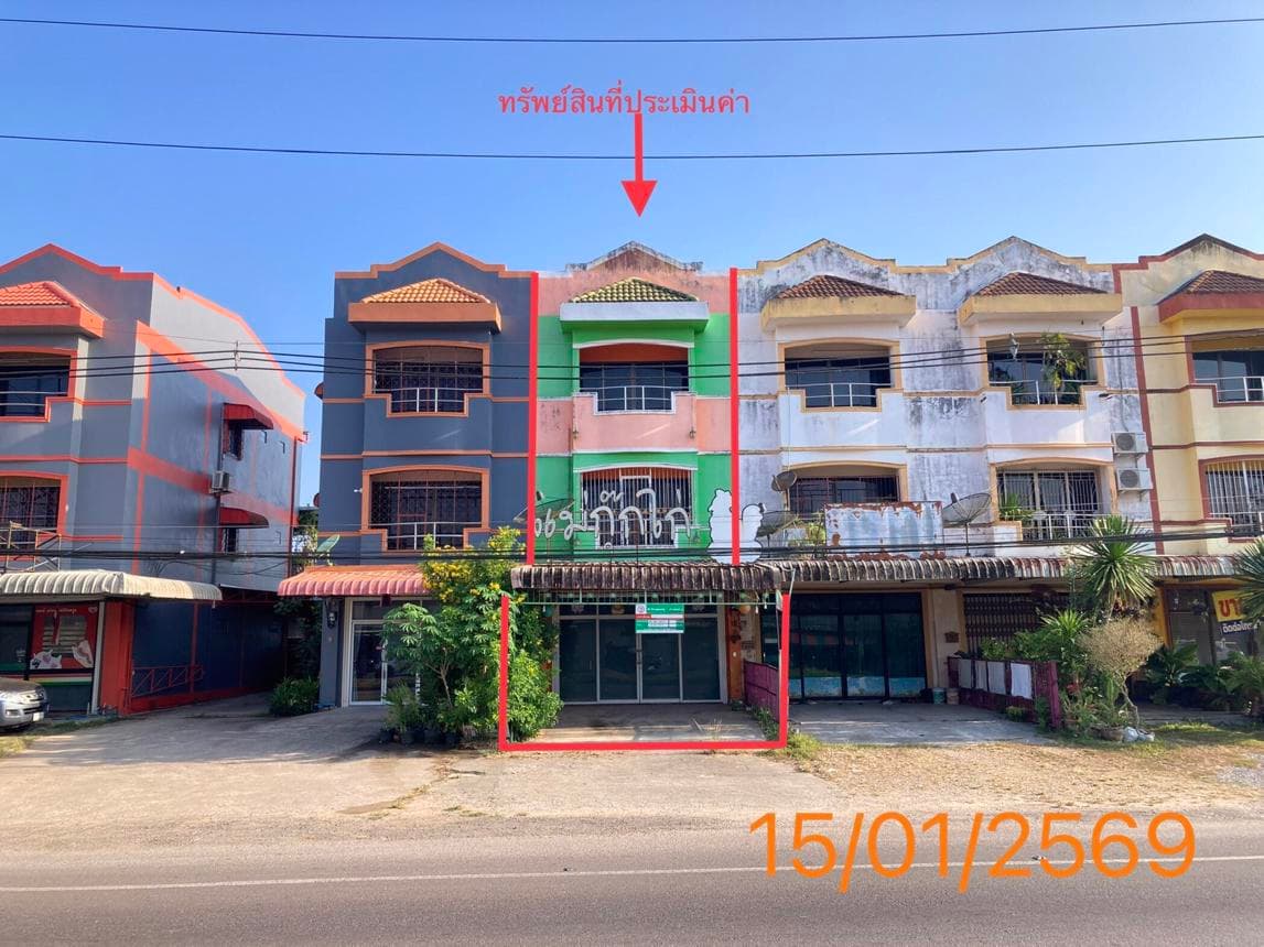 อาคารพาณิชย์ 2 ห้องนอน พื้นที่ 250 ตร.ม. ทำเลศักยภาพ ปกาสัย เหนือคลอง กระบี่