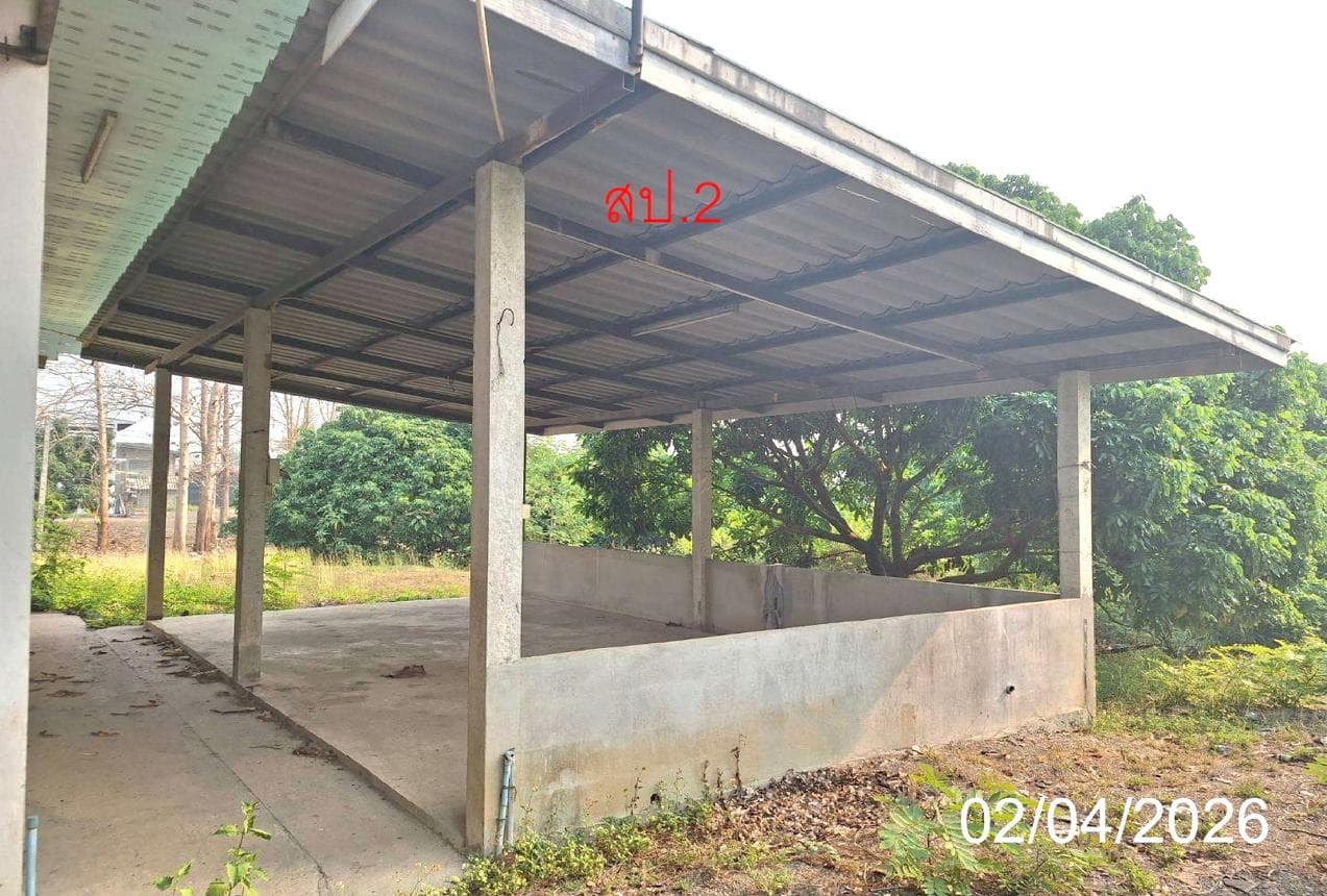 บ้านเดี่ยว 2 ห้องนอน พื้นที่ 376 ตร.ม. ทำเลศักยภาพ ป่าพลู บ้านโฮ่ง ลำพูน