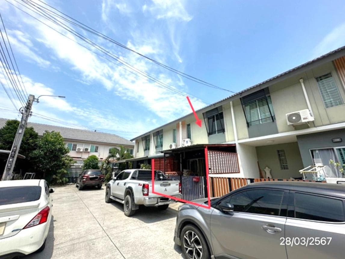 ขายทาวน์โฮม บ้านพฤกษา 87/2 ศรีนครินทร์-บางนา (Baan Pruksa 87/2 Srinakarin-Bangna) บางแก้ว บางพลี สมุทรปราการ พื้นที่ 16 ตร.ว. 3 ห้องนอน ทำเลดี ราคา 2.04 ล้าน