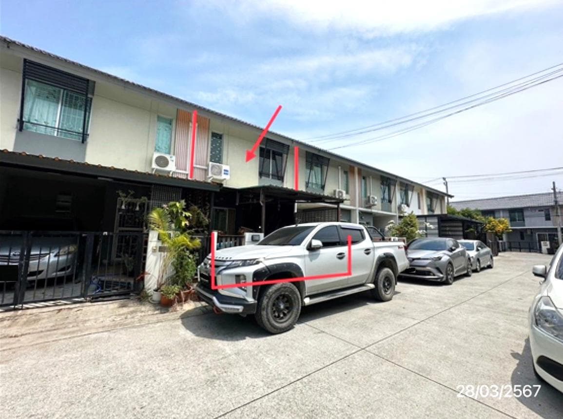 ขายทาวน์โฮม บ้านพฤกษา 87/2 ศรีนครินทร์-บางนา (Baan Pruksa 87/2 Srinakarin-Bangna) บางแก้ว บางพลี สมุทรปราการ พื้นที่ 16 ตร.ว. 3 ห้องนอน ทำเลดี ราคา 2.04 ล้าน