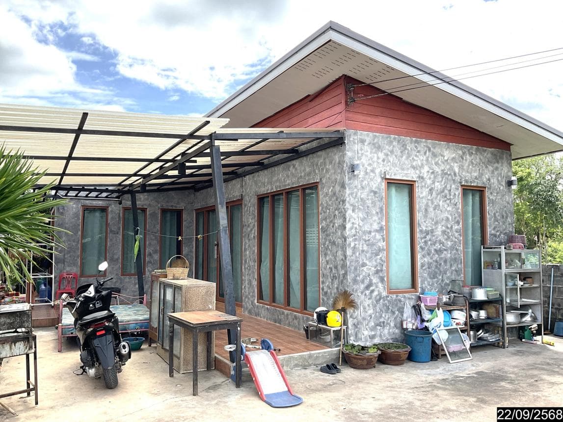 บ้านเดี่ยว บ้านแปรง ด่านขุนทด นครราชสีมา 2 ห้องนอน 1 ห้องน้ำ บนเนื้อที่ 52.6 ตร.ว. ราคาไม่ถึงล้าน