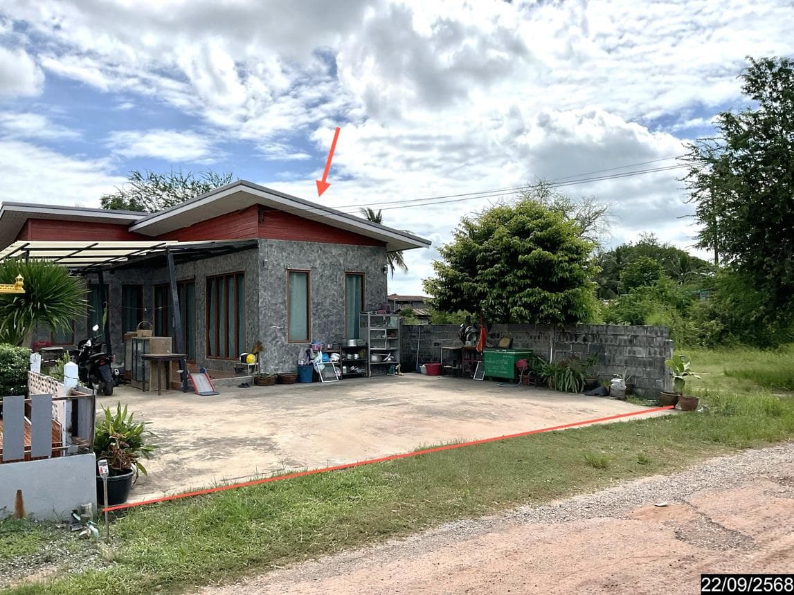 บ้านเดี่ยว บ้านแปรง ด่านขุนทด นครราชสีมา 2 ห้องนอน 1 ห้องน้ำ บนเนื้อที่ 52.6 ตร.ว. ราคาไม่ถึงล้าน