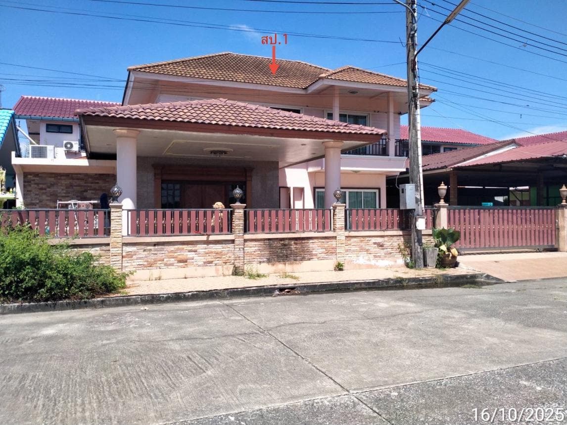 บ้านเดี่ยว สยามกรีนวิลล์ ท่าไข่ เมืองฉะเชิงเทรา 4 ห้องนอน 3 ห้องน้ำ พื้นที่ใช้สอยกว้างขวาง 258.75 ตร.ม. บนที่ดิน 20 ตร.ว. ทำเลดีบรรยากาศสงบ ราคาพิเศษ 6.71 ล้าน - image 1