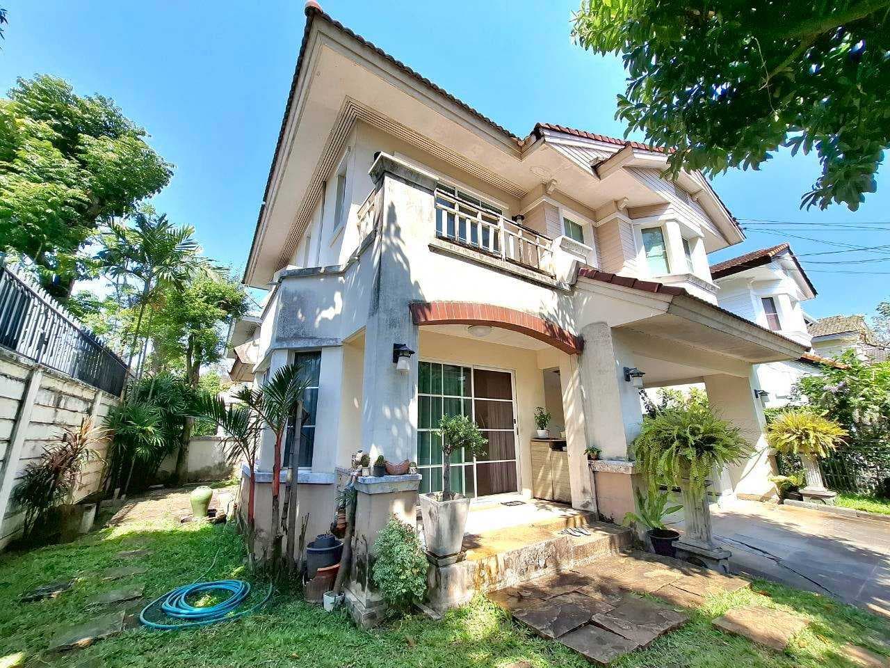 ขายด่วน! บ้านเดี่ยวหลังมุม ทำเลวัชรพล หมู่บ้านมัณฑนา วัชรพล 2 | ซอยร่วมมิตรพัฒนา ใกล้ห้าแยกวัชรพล