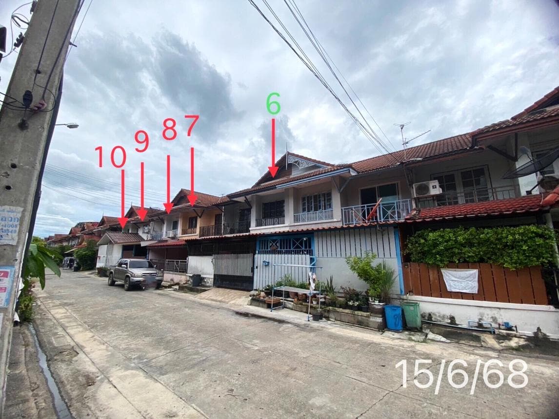 ทาวน์โฮม พฤกษา 3 บางคูรัด บางบัวทอง นนทบุรี 3 ห้องนอน 2 ห้องน้ำ พื้นที่ใช้สอยเยอะ ทำเลดีราคาล้านต้นๆ