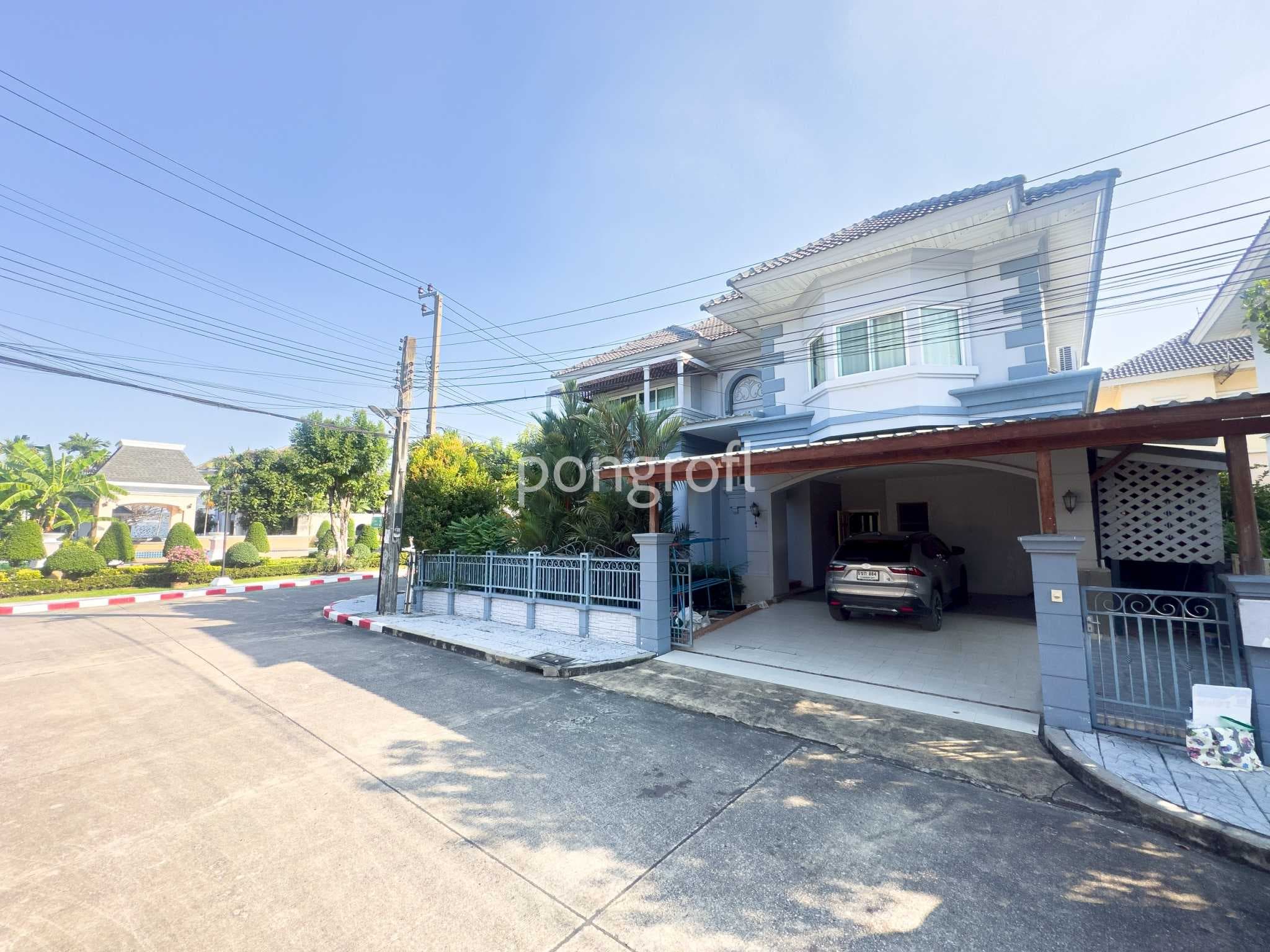 บ้านหลังมุม 82 ตร.ว. ใกล้สุวรรณภูมิ | Euro Prime ยูโร ไพร์ม ลาดกระบัง 24/1 บ้านสภาพดีมาก พื้นที่กว้าง ต่อเติมครบ ฟังก์ชันพร้อม เหมาะสำหรับครอ