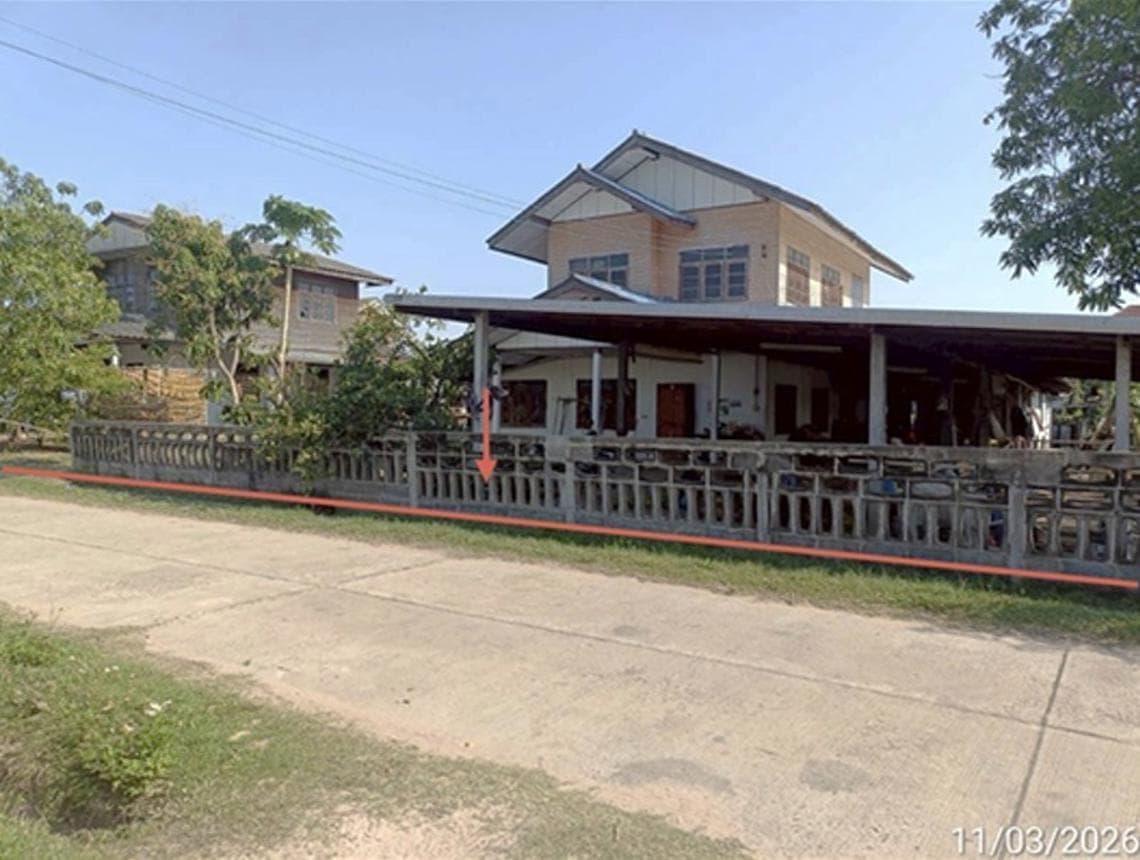 บ้านเดี่ยวทำเลศักยภาพ สวนจิก ศรีสมเด็จ ร้อยเอ็ด พื้นที่ใช้สอยกว้างขวาง 371.5 ตร.ม.