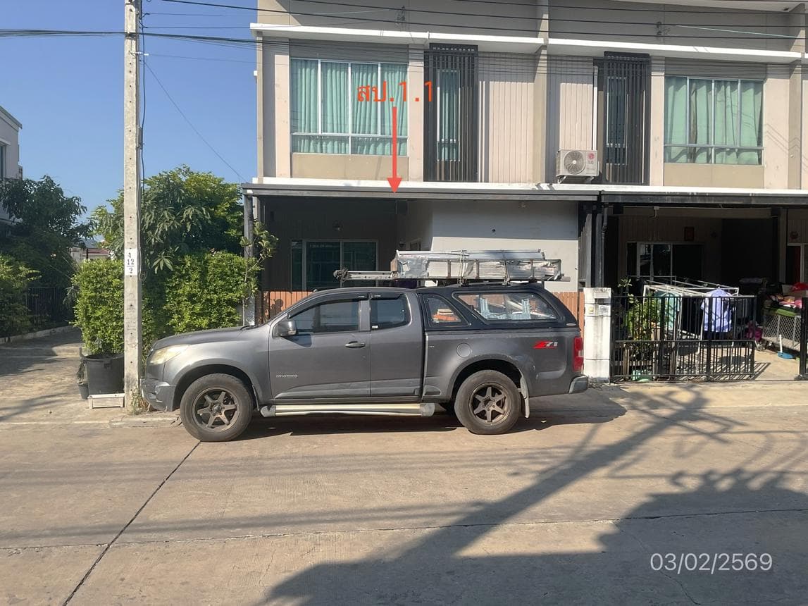 ขายทาวน์เฮ้าส์ พฤกษาวิลล์ 114 รามคำแหง-ร่มเกล้า (Pruksa Ville) 3 ห้องนอน 2 ห้องน้ำ พื้นที่กว้าง 28.3 ตร.ว. ทำเลดี ใกล้รถไฟฟ้าและสนามบินสุวรรณภูมิ