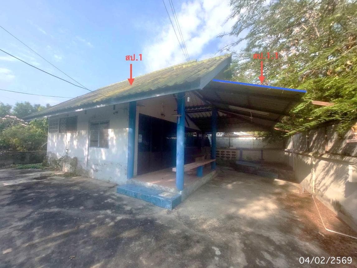 ขายบ้านเดี่ยว สนามชัย เมืองสุพรรณบุรี สุพรรณบุรี 2 ห้องนอน พื้นที่ใช้สอย 66.5 ตร.ม.