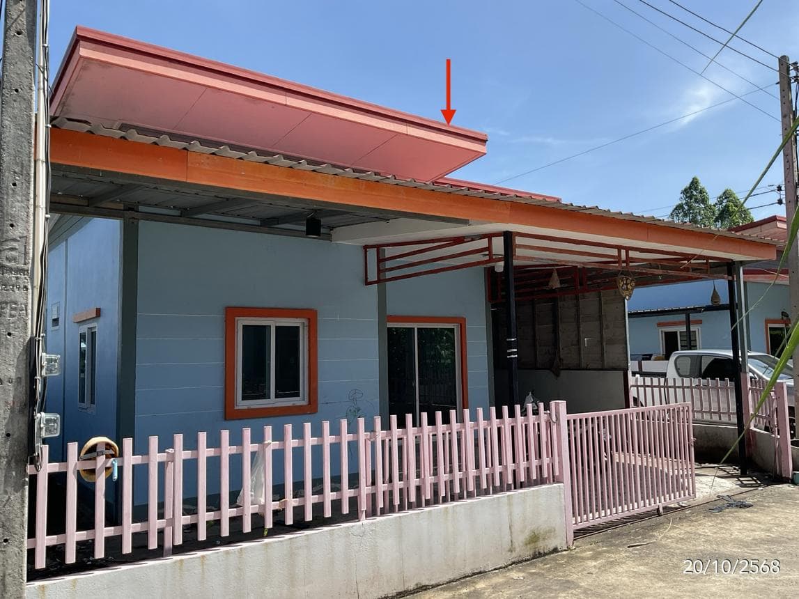 บ้านเดี่ยว โคกไทย ศรีมโหสถ ปราจีนบุรี 2 ห้องนอน 1 ห้องน้ำ พื้นที่ 61.25 ตร.ม. บนที่ดิน 30.5 ตร.ว. ทำเลสงบ เดินทางสะดวก บรรยากาศเป็นส่วนตัว ราคาคุ้มค่าเพียง 1.2 ล้าน