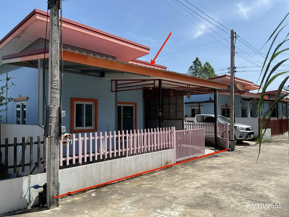 บ้านเดี่ยว โคกไทย ศรีมโหสถ ปราจีนบุรี 2 ห้องนอน 1 ห้องน้ำ พื้นที่ 61.25 ตร.ม. บนที่ดิน 30.5 ตร.ว. ทำเลสงบ เดินทางสะดวก บรรยากาศเป็นส่วนตัว ราคาคุ้มค่าเพียง 1.2 ล้าน