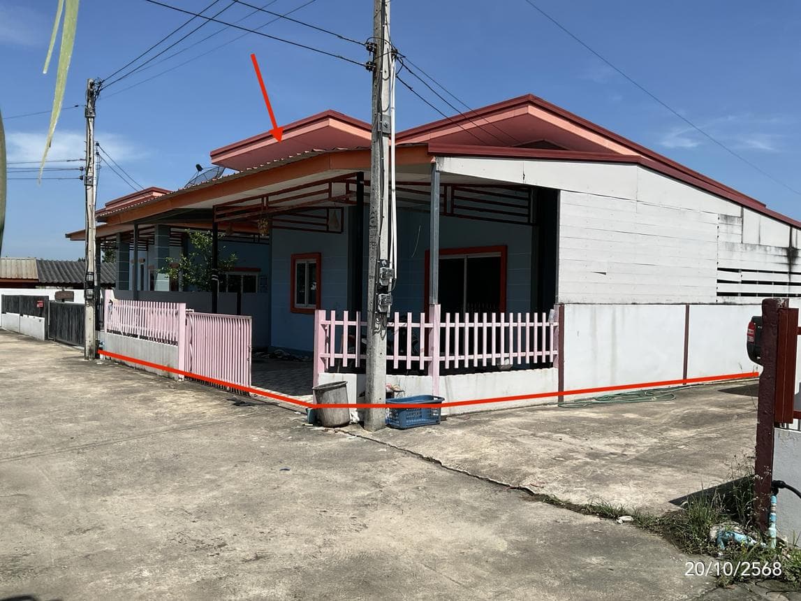 บ้านเดี่ยว โคกไทย ศรีมโหสถ ปราจีนบุรี 2 ห้องนอน 1 ห้องน้ำ พื้นที่ 61.25 ตร.ม. บนที่ดิน 30.5 ตร.ว. ทำเลสงบ เดินทางสะดวก บรรยากาศเป็นส่วนตัว ราคาคุ้มค่าเพียง 1.2 ล้าน