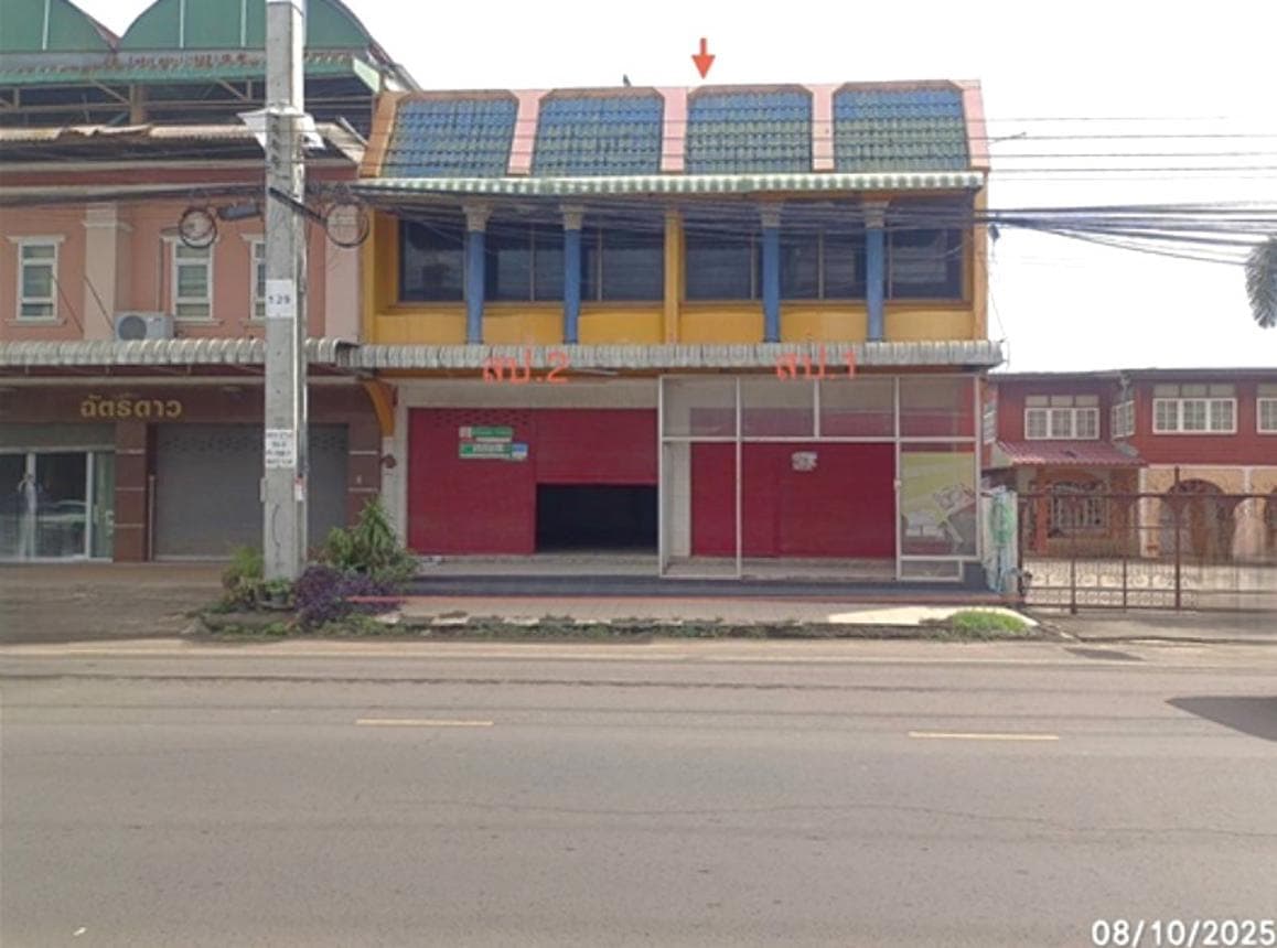 อาคารพาณิชย์ 2 ห้องนอน พื้นที่ 290 ตร.ม. ทำเลศักยภาพ เมืองเดช เดชอุดม อุบลราชธานี