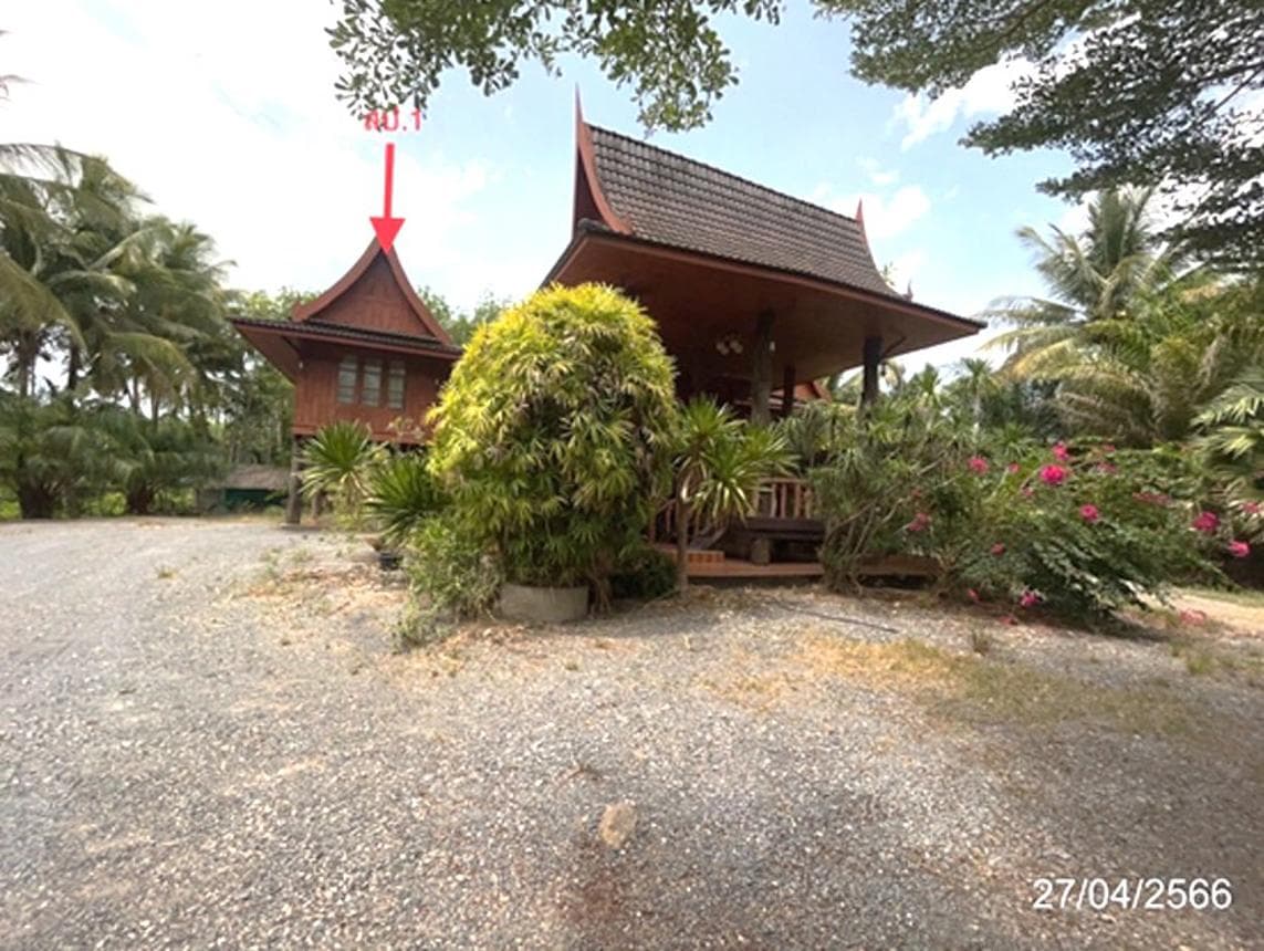 ขายบ้านเดี่ยว กาญจนดิษฐ์ สุราษฎร์ธานี ทำเลกรูด พื้นที่ 87 ตร.ว. ฟังก์ชัน 2 นอน 2 น้ำ