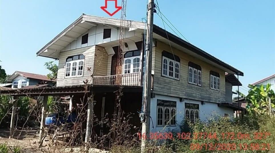 บ้านครึ่งตึกครึ่งไม้ ชุมชนบ้านเต่า บ้านแท่น-ชัยภูมิ