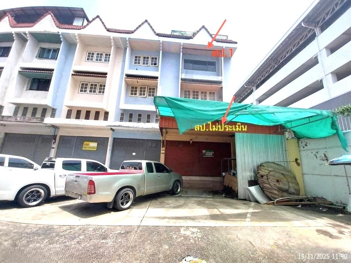 อาคารพาณิชย์ พื้นที่ 241.6 ตร.ม. ทำเลศักยภาพ บ้านฉาง เมืองปทุมธานี ปทุมธานี