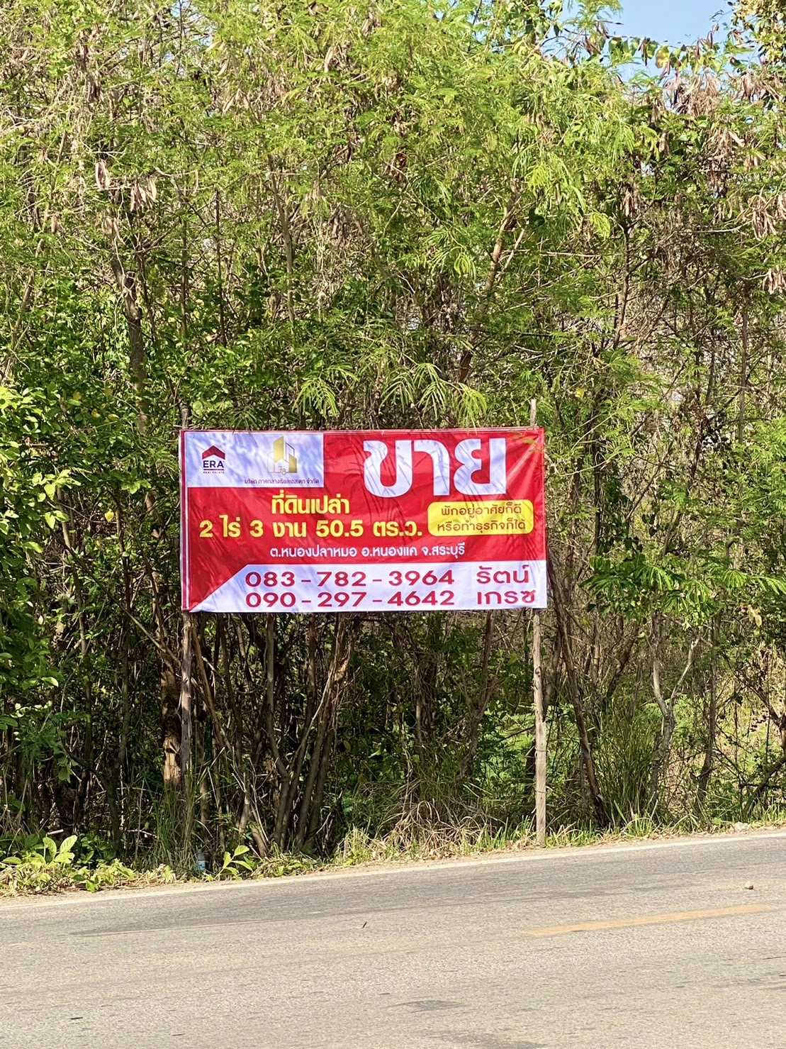 ขายด่วน !!!!! ที่ดินเปล่า 2 ไร่ 3 งาน 50.5ตร.ว ราคาถูก อ.หนองเเค จ.สระบุรี