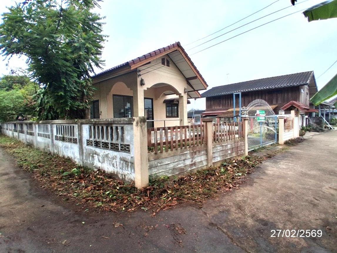 ขายบ้านเดี่ยว เมืองอำนาจเจริญ ทำเลบุ่ง เนื้อที่กว้าง 86 ตร.ว. พื้นที่ใช้สอย 119.75 ตร.ม. สภาพดี ราคาคุ้มค่า
