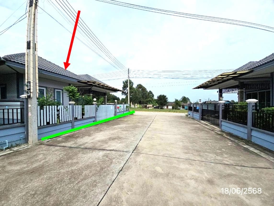 บ้านเดี่ยว พลอยสตาร์ มะขามคู่ นิคมพัฒนา ระยอง 3 ห้องนอน 2 ห้องน้ำ ขนาด 52.4 ตร.ว.