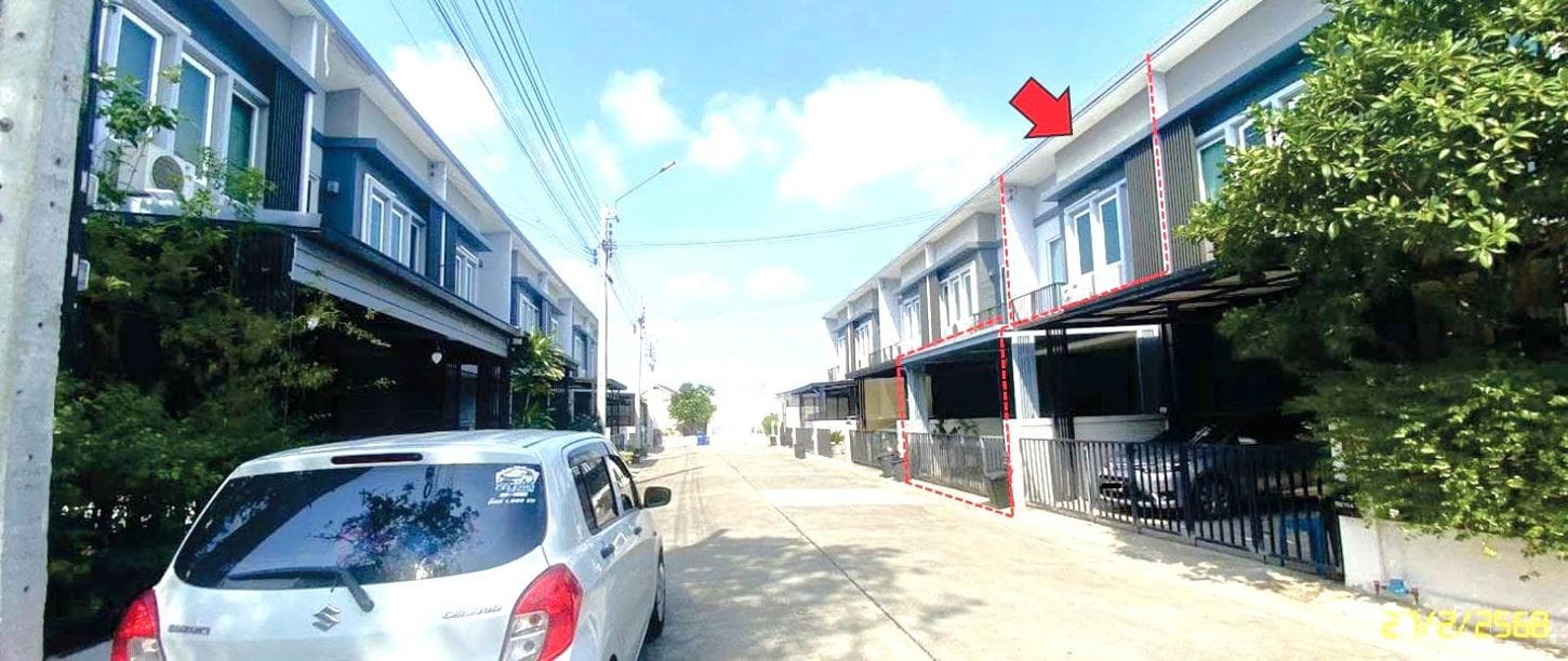 ขายทาวน์โฮม ชวนชื่นทาวน์ แก้วอินทร์-บางใหญ่ (Chuan Chuen Town Kaew In-Bang Yai) บางแม่นาง บางใหญ่ นนทบุรี พื้นที่ 21.4 ตร.ว. ทำเลดี ราคา 2.79 ล้าน