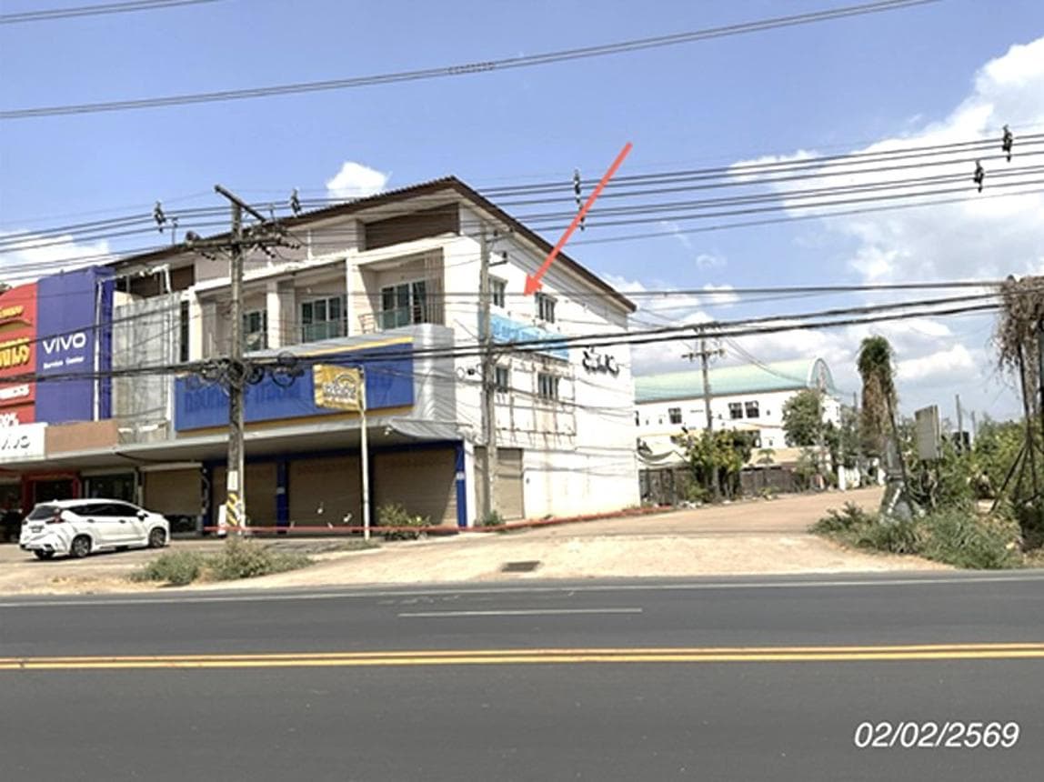 อาคารพาณิชย์ 3 ห้องนอน พื้นที่ 540 ตร.ม. ทำเลศักยภาพ ท่าตูม ศรีมหาโพธิ ปราจีนบุรี