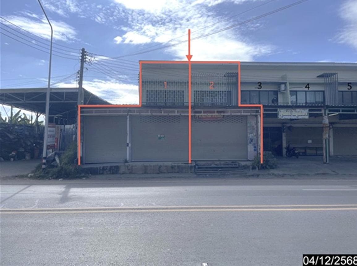 อาคารพาณิชย์ทำเลการค้า 4 ห้องนอน พื้นที่ 230 ตร.ม. บ้านทุ่ม เมืองขอนแก่น