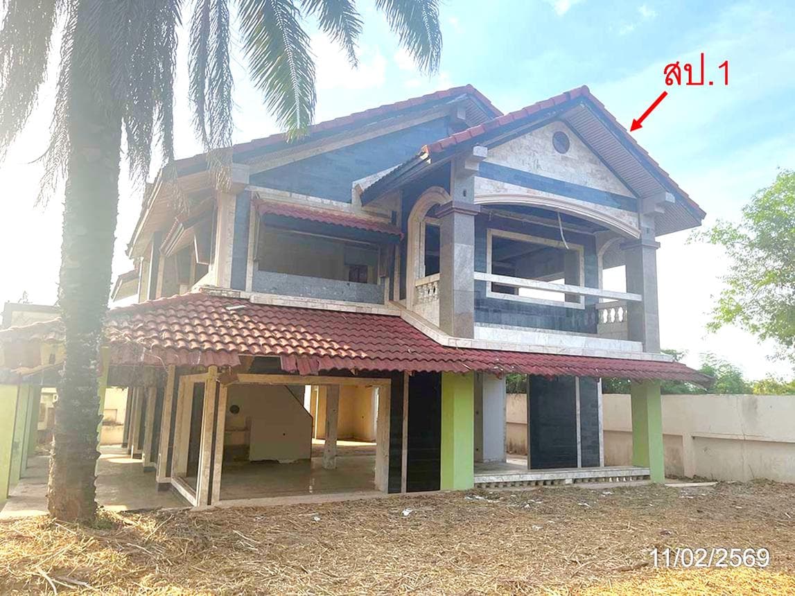 บ้านเดี่ยวทำเลศักยภาพ กบินทร์ กบินทร์บุรี ปราจีนบุรี พื้นที่ใช้สอยกว้างขวาง 377 ตร.ม.
