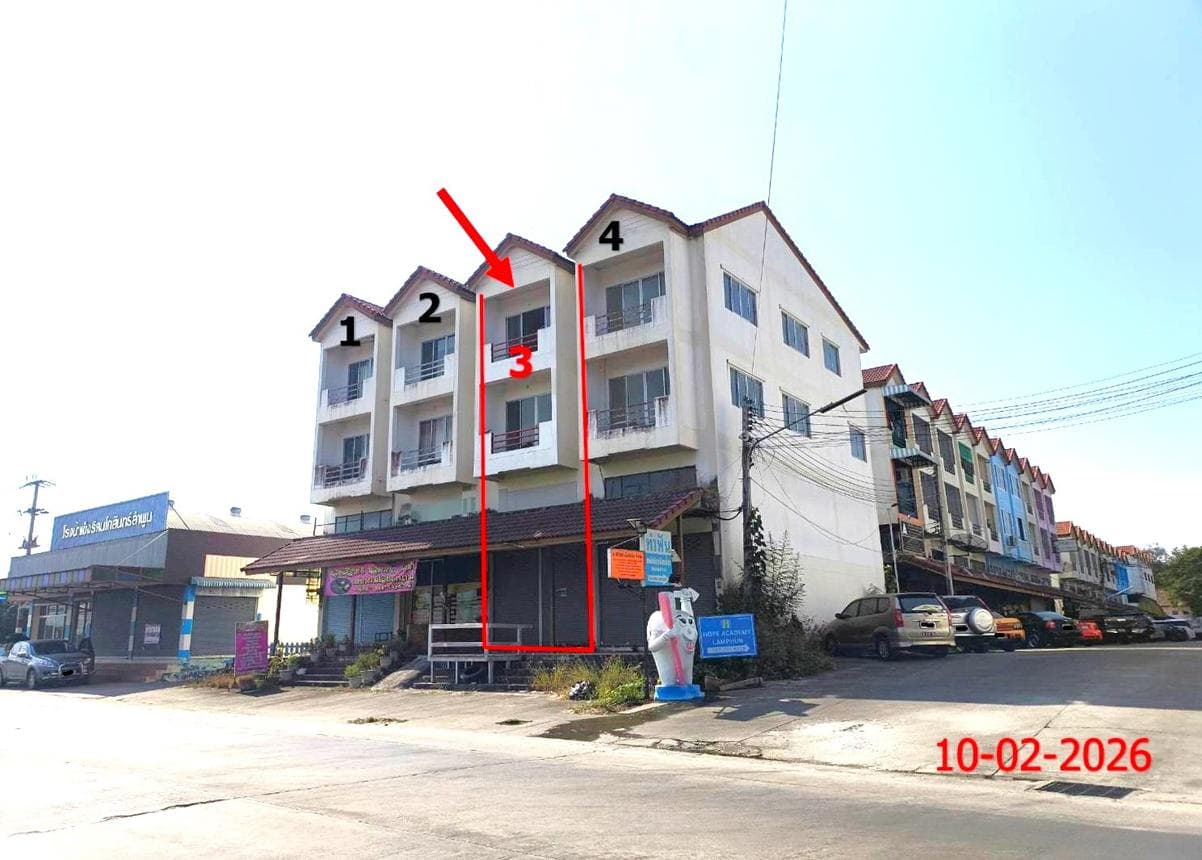 ขายอาคารพาณิชย์ นิคมแกรนด์ พลาซ่า (Nikhom Grand Plaza) บ้านกลาง เมืองลำพูน ทำเลเด่นใกล้แหล่งนิคมฯ เหมาะค้าขาย