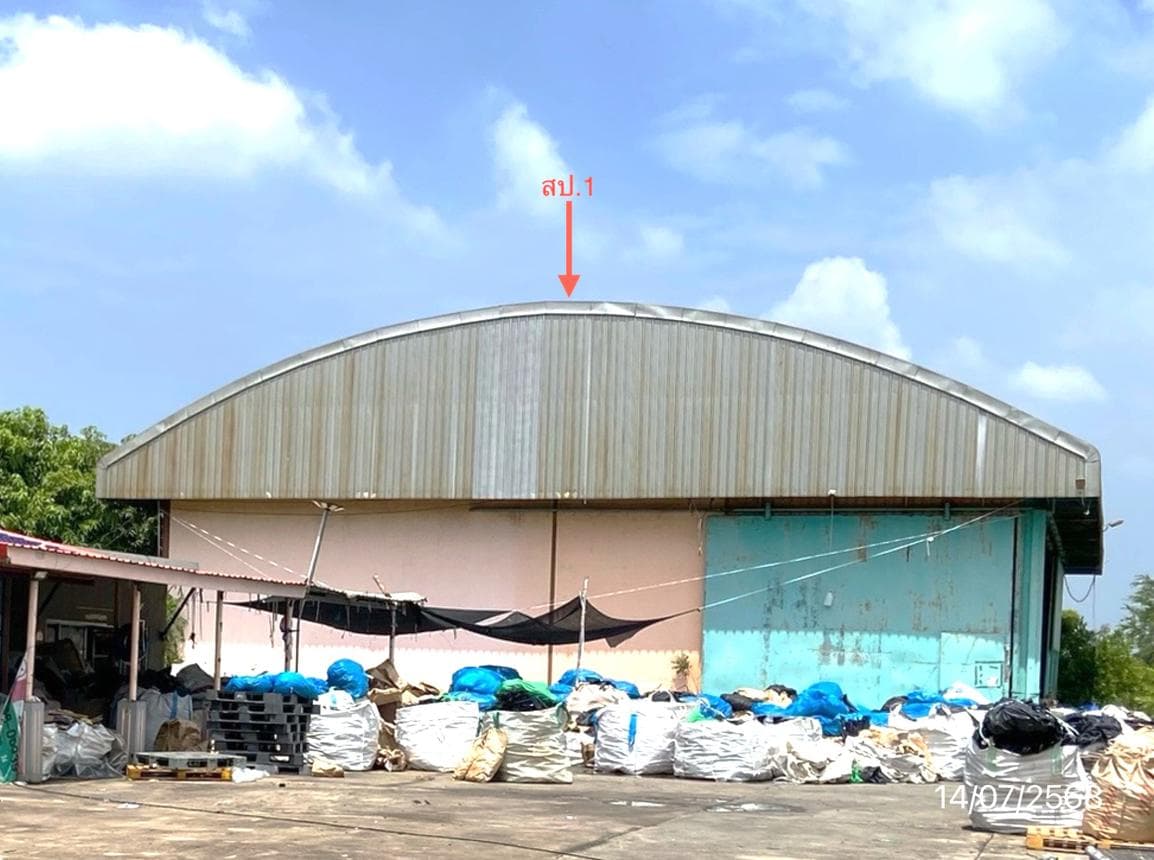 โกดังคลังสินค้าขนาดใหญ่ พื้นที่ใช้สอย 625 ตร.ม. ทำเลศักยภาพ หนองบัว บ้านโพธิ์ จ.ฉะเชิงเทรา