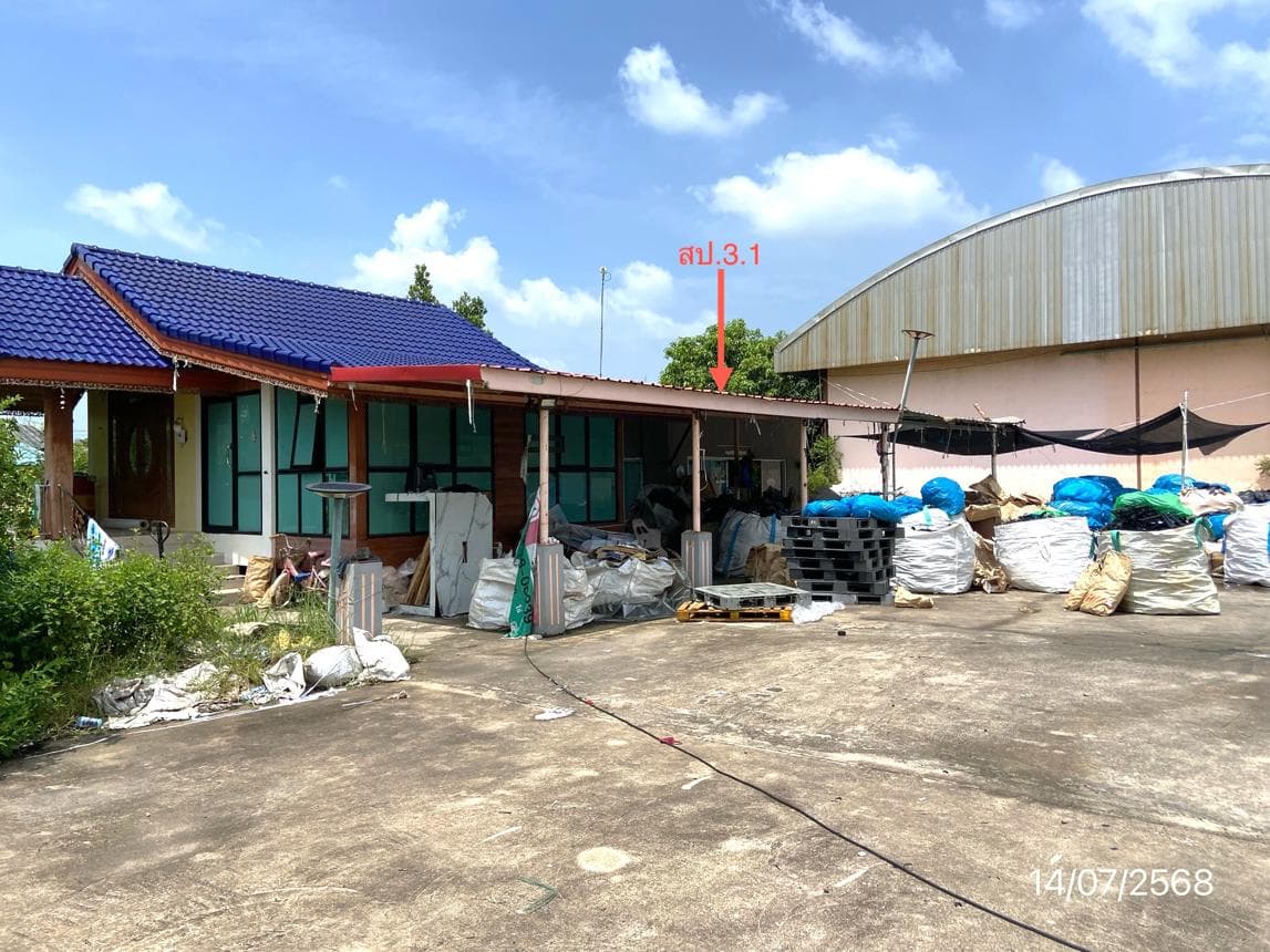 โกดังคลังสินค้าขนาดใหญ่ พื้นที่ใช้สอย 625 ตร.ม. ทำเลศักยภาพ หนองบัว บ้านโพธิ์ จ.ฉะเชิงเทรา