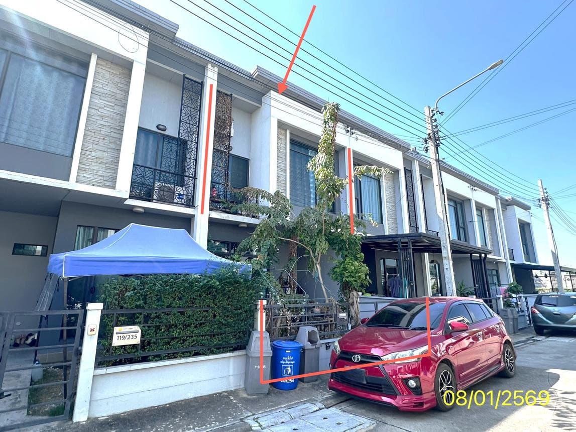 ขายทาวน์เฮ้าส์ 2 ชั้น โครงการพลีโน่ บางใหญ่ (Pleno Bang Yai) 3 ห้องนอน ทำเลศักยภาพ ใกล้เซ็นทรัล เวสต์เกต และรถไฟฟ้าสายสีม่วง
