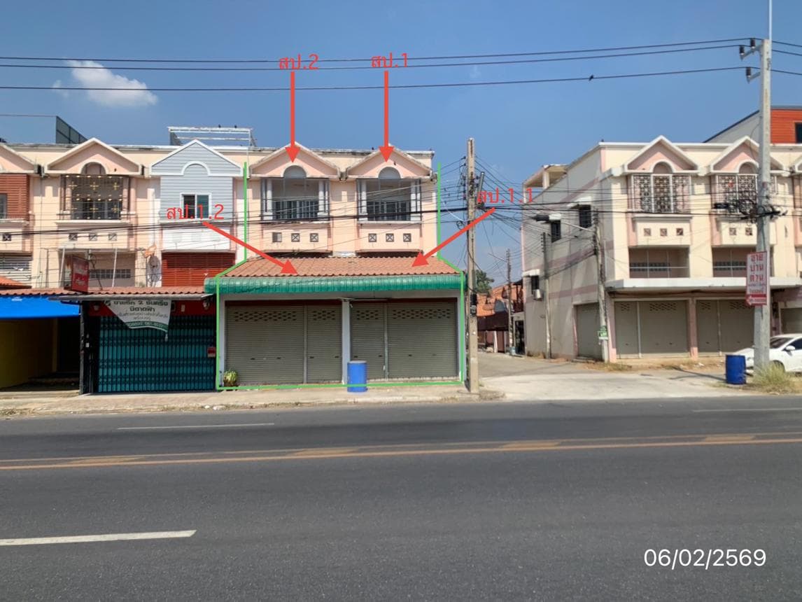 ขายอาคารพาณิชย์ บ้านสวนแกรนด์โฮม 3 ทำเลทองติดถนนใหญ่ อ.เสาไห้ สระบุรี พื้นที่ใช้สอยกว้างขวาง เหมาะทำธุรกิจ