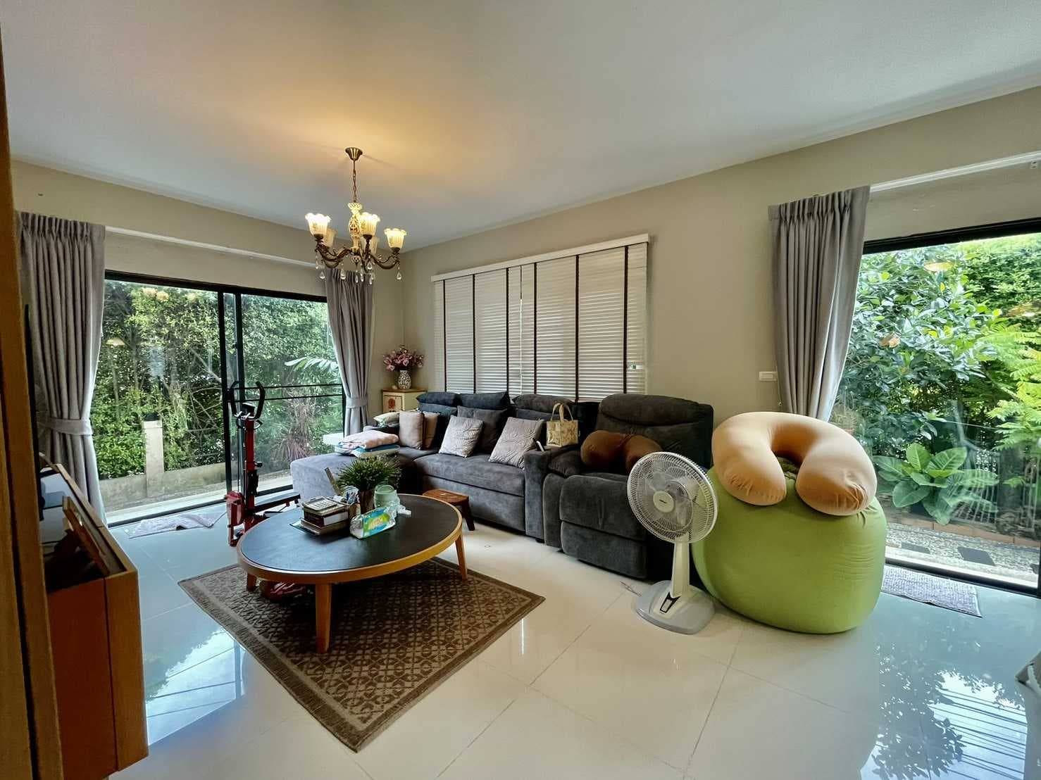 ขายด่วน บ้านเดี่ยวหลังมุม Habitia Watcharapol บ้านสวยพร้อมสวน บรรยากาศรีสอร์ต เป็นส่วนตัวสูง