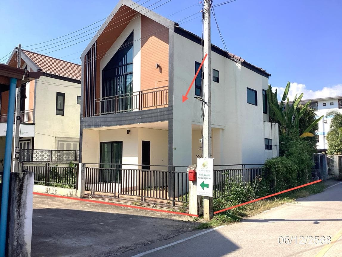 ขายบ้านเดี่ยว บ้านดู่ เมืองเชียงราย 3 ห้องนอน 3 ห้องน้ำ ทำเลดี ใกล้ราชภัฏและสนามบิน