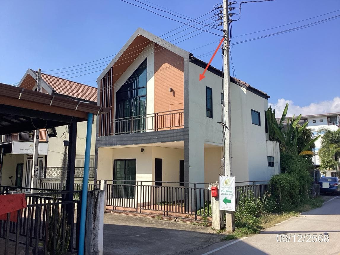 ขายบ้านเดี่ยว บ้านดู่ เมืองเชียงราย 3 ห้องนอน 3 ห้องน้ำ ทำเลดี ใกล้ราชภัฏและสนามบิน