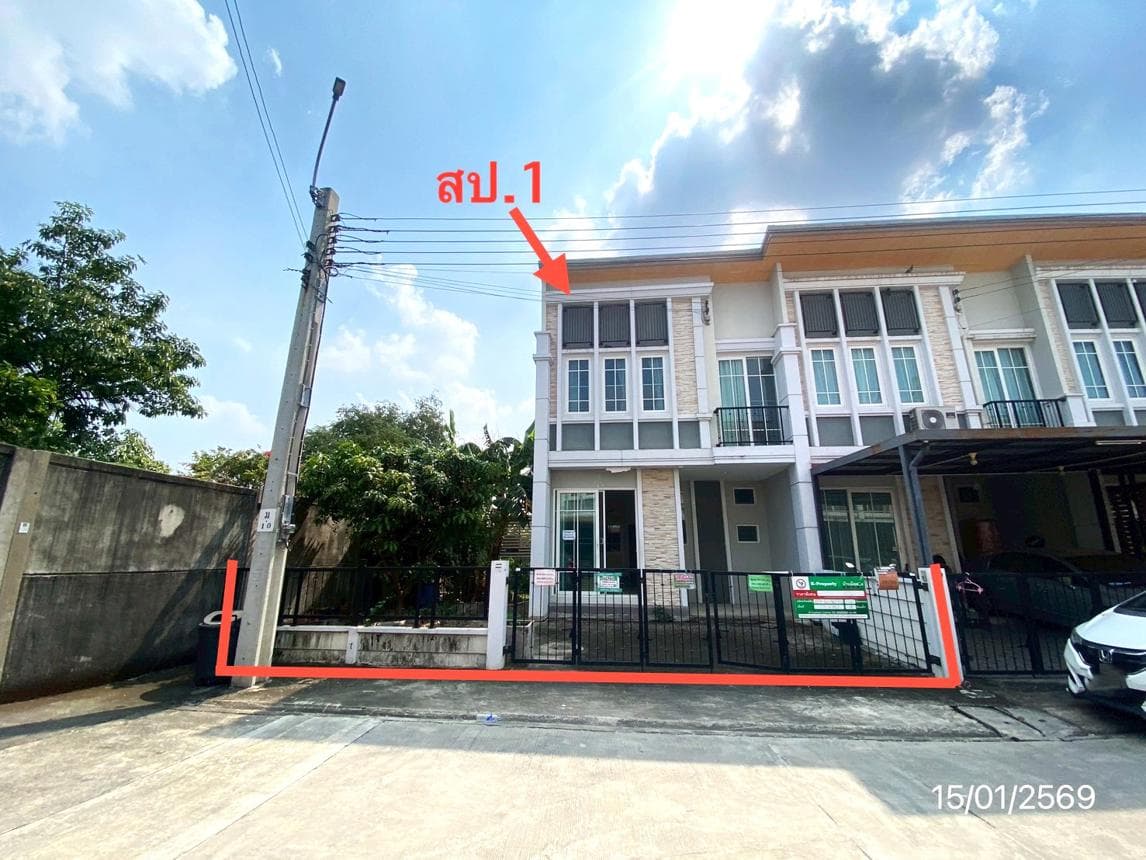 ขายทาวน์เฮ้าส์ โกลเด้น ทาวน์ 2 ลาดพร้าว-เกษตรนวมินทร์ 4 ห้องนอน พื้นที่ดินเยอะ 33.4 ตร.ว. ทำเลเมืองเดินทางสะดวกสุดปัง - image 1