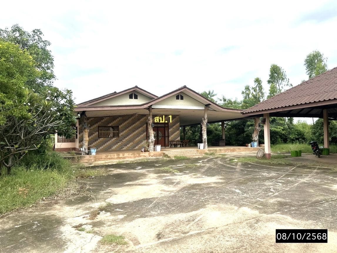 ขายบ้านเดี่ยว เหล่าหลวง เกษตรวิสัย ร้อยเอ็ด พื้นที่ใช้สอยกว้างขวาง 322 ตร.ม. ทำเลศักยภาพ