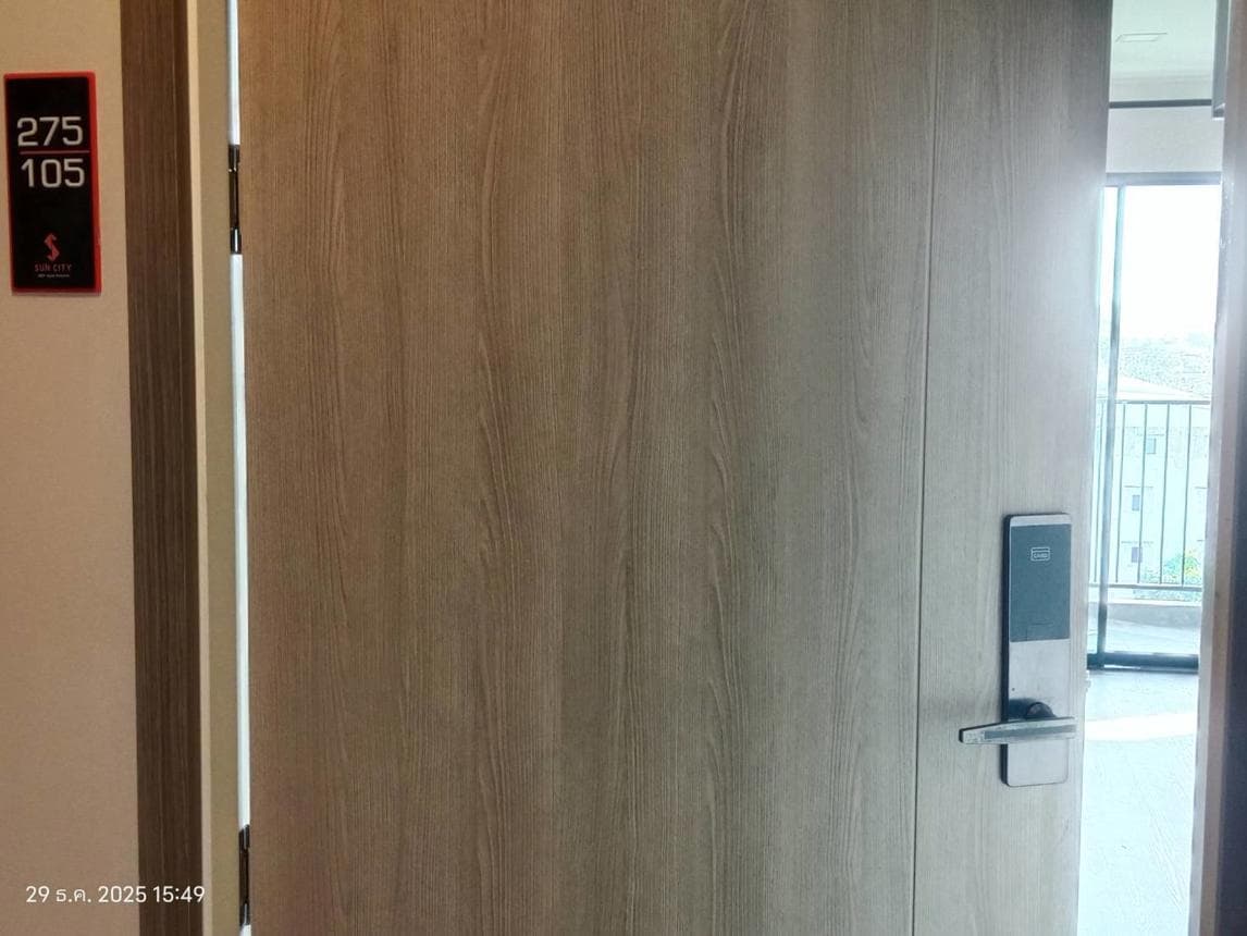 คอนโด ซัน ซิตี้ บางขุนศรี บางกอกน้อย 1 ห้องนอน ไซส์ใหญ่ 32.66 ตร.ม. ทำเลสุดปังย่านฝั่งธนฯ