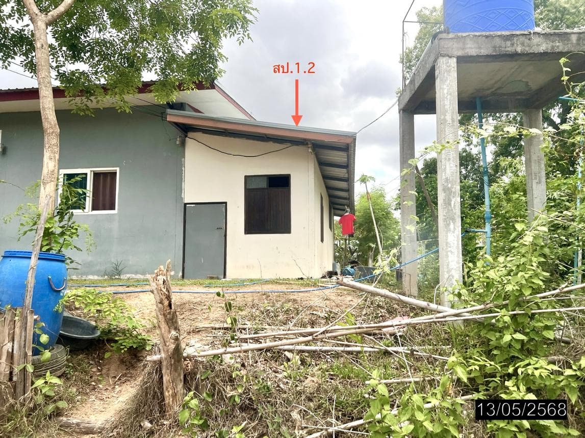 บ้านเดี่ยว หัวนา เขมราฐ อุบลราชธานี 3 ห้องนอน 2 ห้องน้ำ พื้นที่กว้างขวาง 209 ตร.ม. ทำเลสงบราคา 2 ล้านต้นๆ