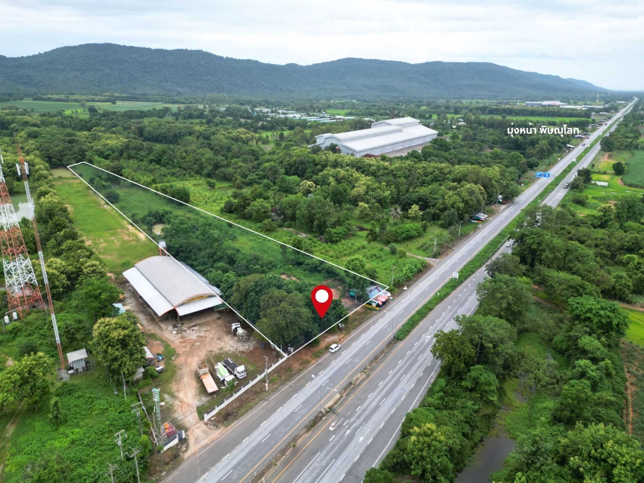 ที่ดินติดถนนสาย 11 พิษณุโลก-อุตรดิดถ์ แปลงใหญ่ เหมาะกับการทำธุรกิจ ประเภทโรงงาน โกดัง ศูรย์กระจายสินค้า