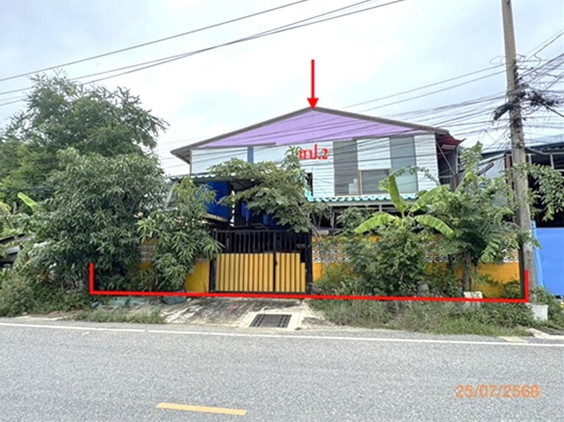 บ้านเดี่ยวหลังใหญ่ บางปู สมุทรปราการ 4 ห้องนอน พื้นที่กว้าง 66 ตร.ว. ทำเลดีใกล้แหล่งนิคมฯ