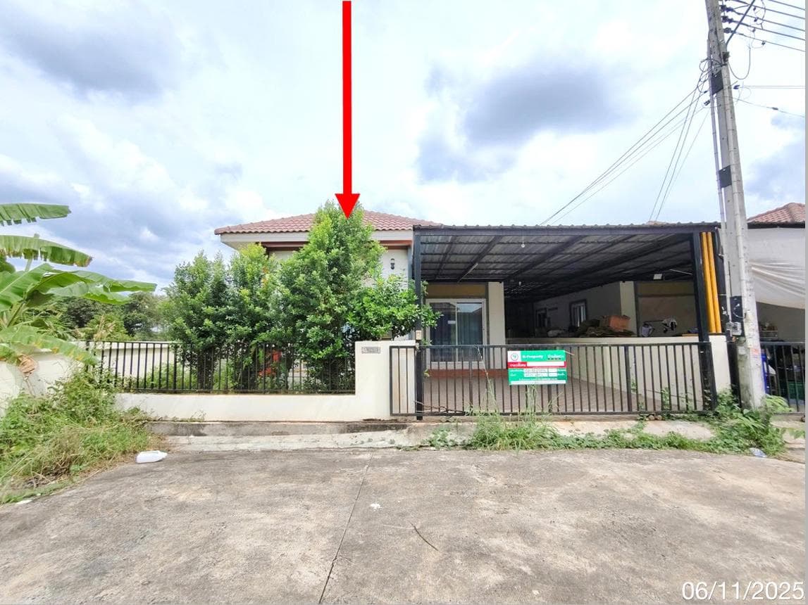 บ้านเดี่ยว เกศสิริ แลนด์ แอนด์ เฮ้าส์ มาบยางพร ปลวกแดง ระยอง 2 ห้องนอน 1 ห้องน้ำ พื้นที่ 108.5 ตร.ม. ทำเลศักยภาพใกล้นิคมอุตสาหกรรม ราคาเพียง 2 ล้าน