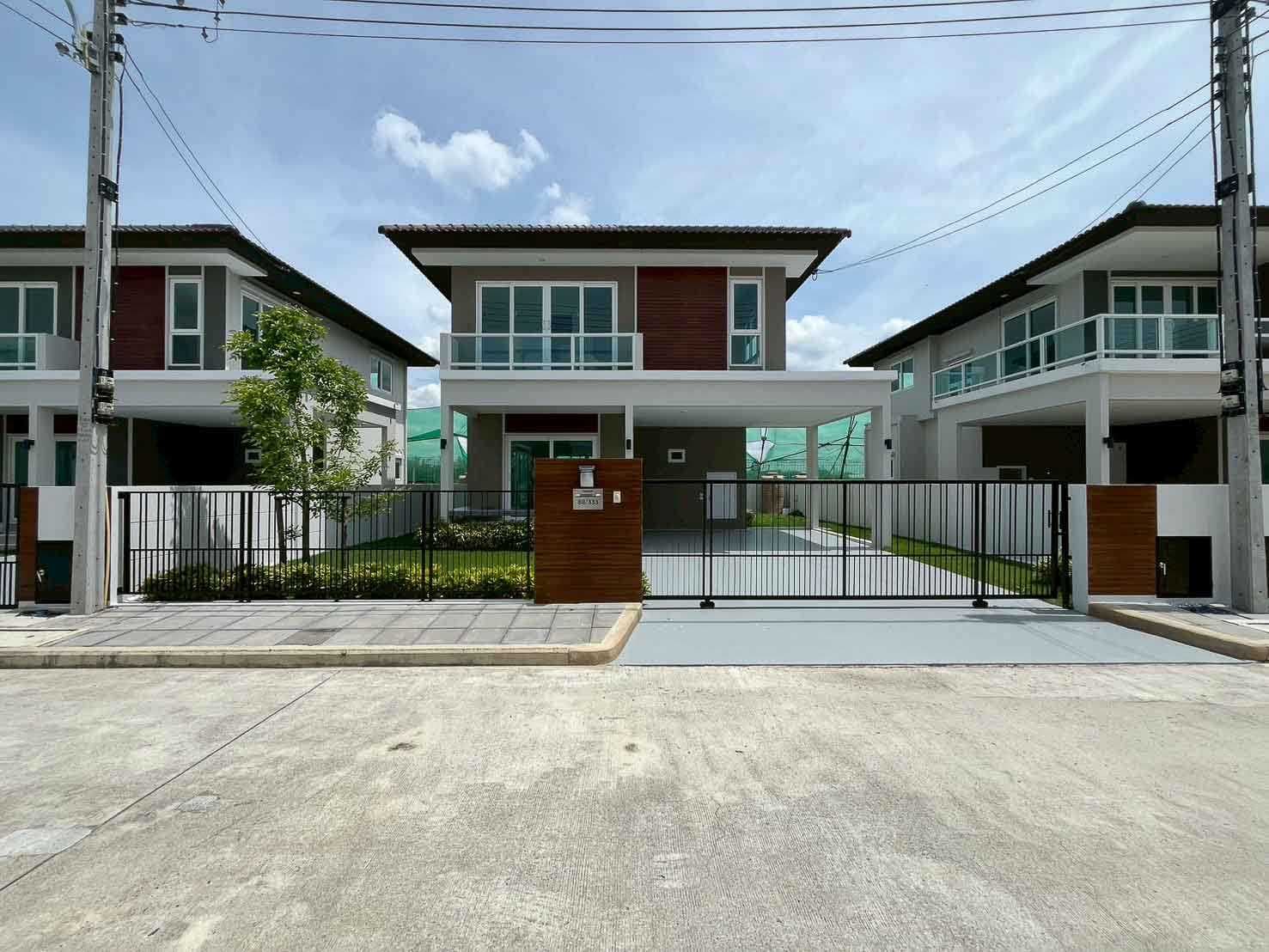 ขายบ้านเดี่ยว ธัญญาภิรมย์ แกรนด์วิลล์ คลอง 7 สไตล์ Modern 3 นอน ปทุมธานี คลอง 7 บ้านใหม่ 50 ตรว 2 ชั้น