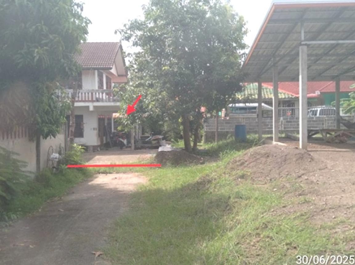 บ้านเดี่ยว นางรอง บุรีรัมย์ ทำเลถนนหัก พื้นที่กว้าง 87 ตร.ว. บรรยากาศสงบ เดินทางสะดวก