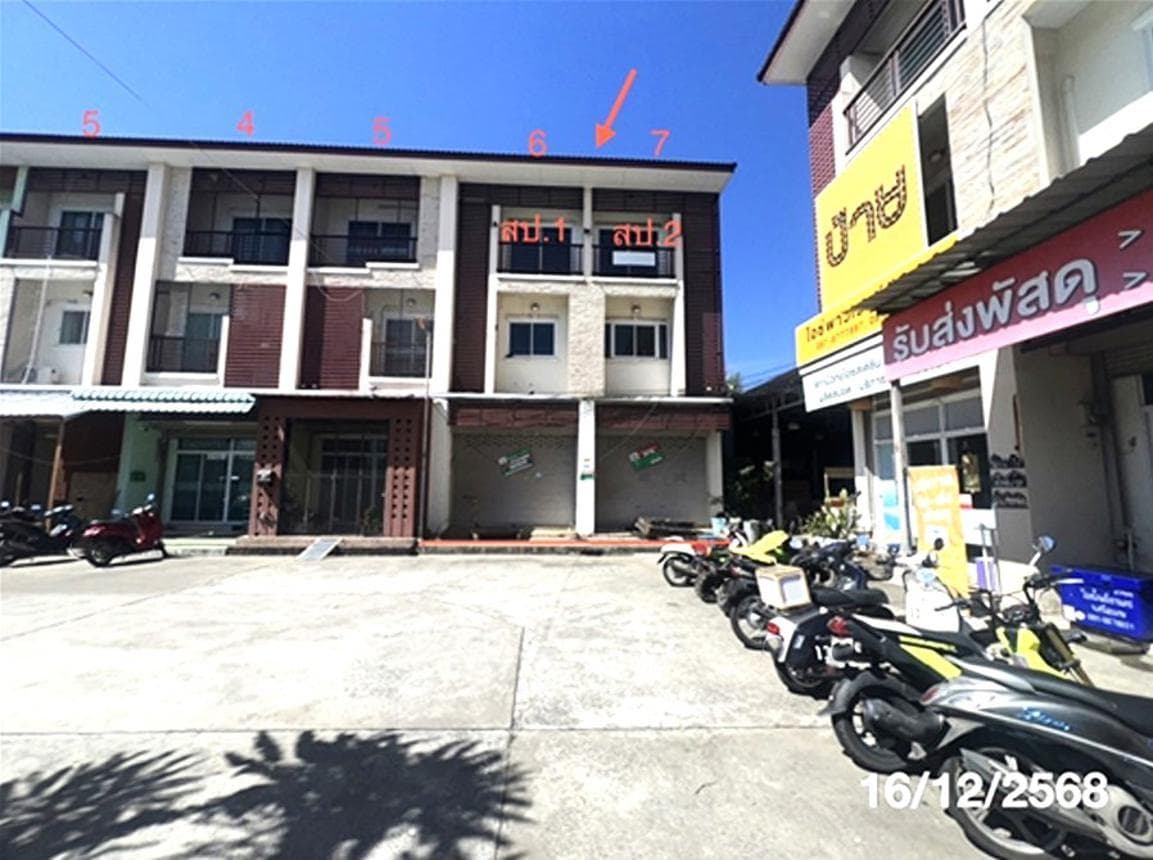 อาคารพาณิชย์ 4 ห้องนอน พื้นที่ 344 ตร.ม. ทำเลศักยภาพ โพธิ์ เมืองศรีสะเกษ ศรีสะเกษ