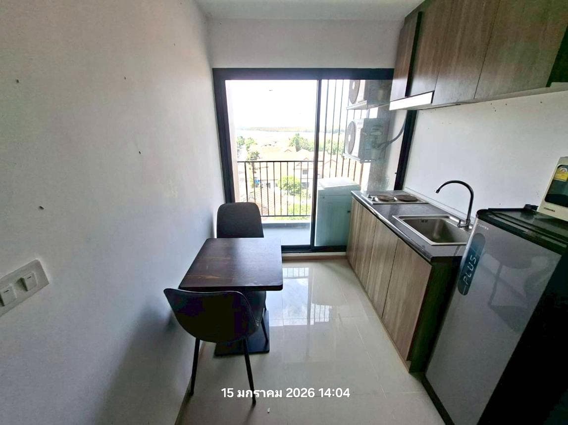 คอนโดมิเนียม เดอะ แลนด์มาร์ค ปลวกแดง ระยอง 1 ห้องนอน 1 ห้องน้ำ พื้นที่ 27.81 ตร.ม. ทำเลเด่นใจกลางปลวกแดง ราคาล้านกลางๆ