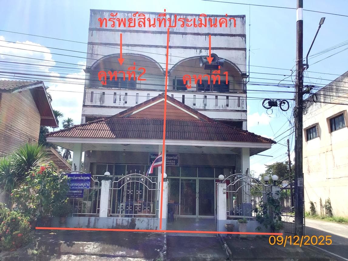 อาคารพาณิชย์ จันดี ฉวาง นครศรีธรรมราช 2 ห้องนอน พื้นที่ใช้สอย 312 ตร.ม. บนที่ดินกว้าง 79 ตร.ว. ทำเลค้าขายย่านชุมชน