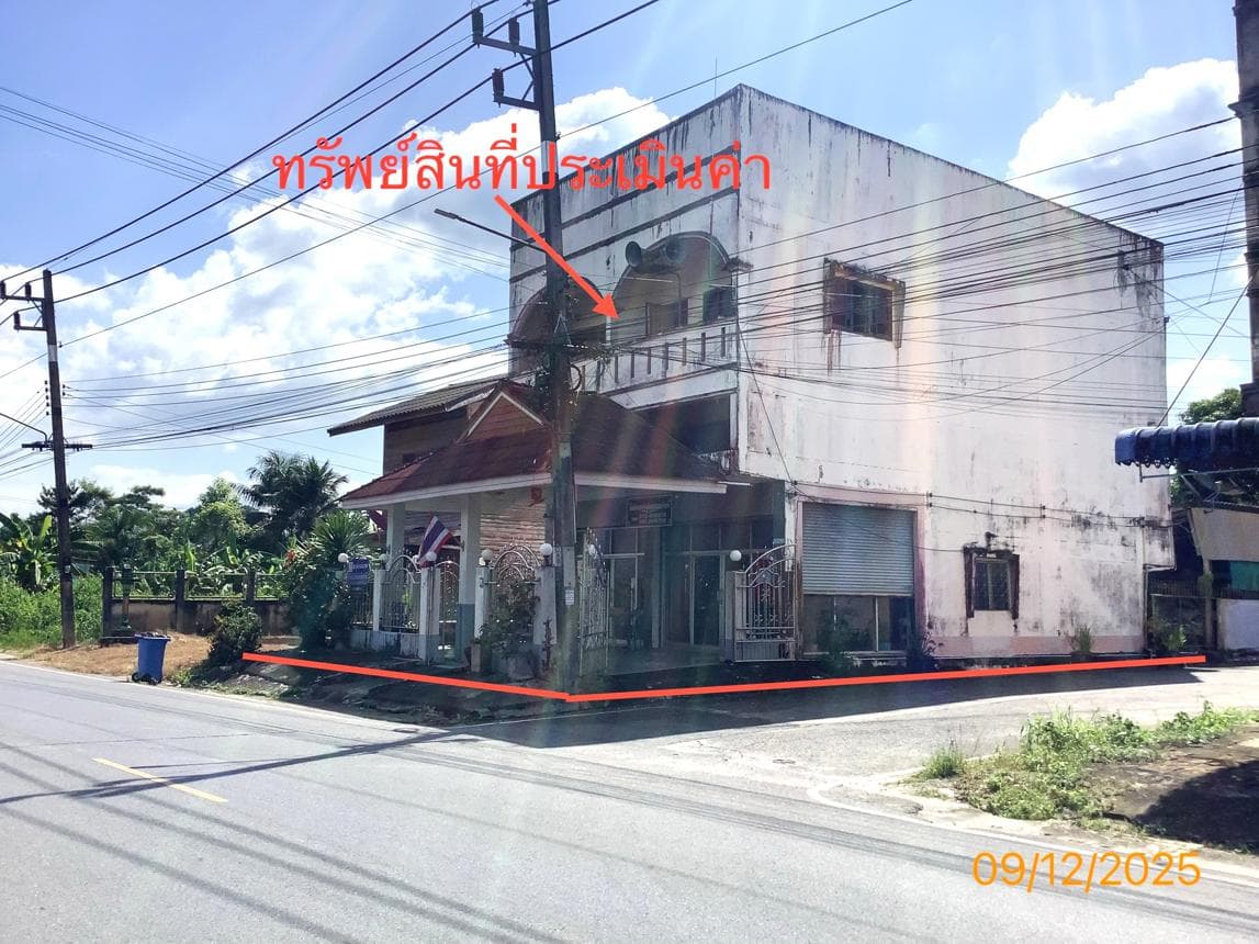 อาคารพาณิชย์ จันดี ฉวาง นครศรีธรรมราช 2 ห้องนอน พื้นที่ใช้สอย 312 ตร.ม. บนที่ดินกว้าง 79 ตร.ว. ทำเลค้าขายย่านชุมชน