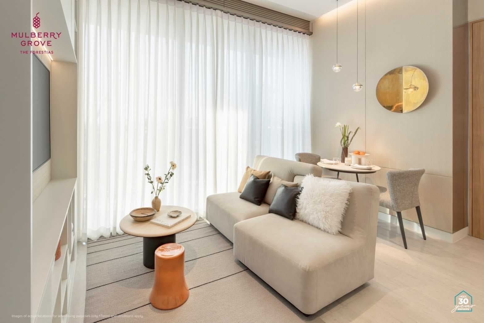 ขายคอนโด Mulberry Grove The Forestias Condominiums (มัลเบอร์รี่ โกรฟ เดอะ ฟอเรสเทียส์ คอนโดมิเนียม) ขนาด 63 ตรม